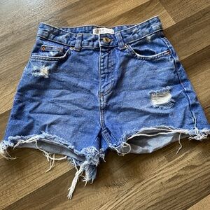 Primark distressed Jean shorts